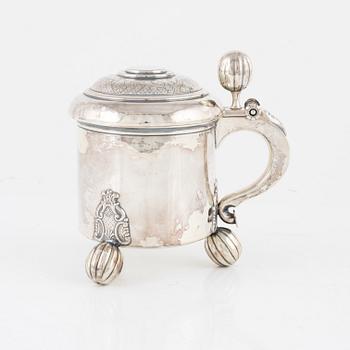 Dryckeskanna, barockstil, TESI, Göteborg, 1952.