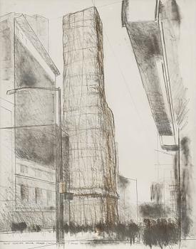 Christo & Jeanne-Claude, "Allied Chemical Tower packed, Project for 1 Times Square, New York", ur: "(Some) Not Realized Projects". (2).