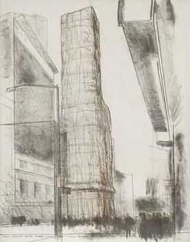 Christo & Jeanne-Claude, "Allied Chemical Tower packed, Project for 1 Times Square, New York", ur: "(Some) Not Realized Projects". (2).