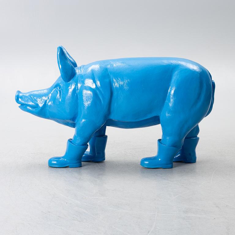 William Sweetlove, "Cloned blue father pig" (Blue).