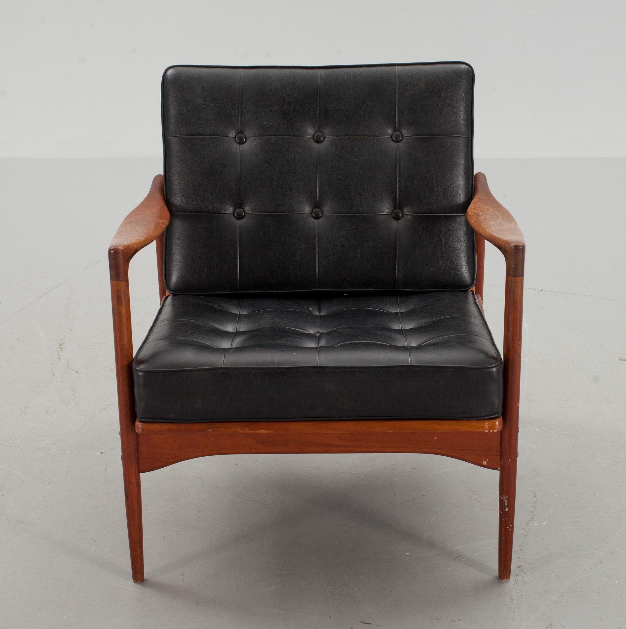 FÅTÖLJ, "Kandidaten", Ib Kofod Larsen, OPE, 1960-tal.