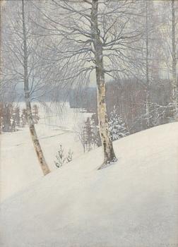 August Hagborg, Vinterbild.