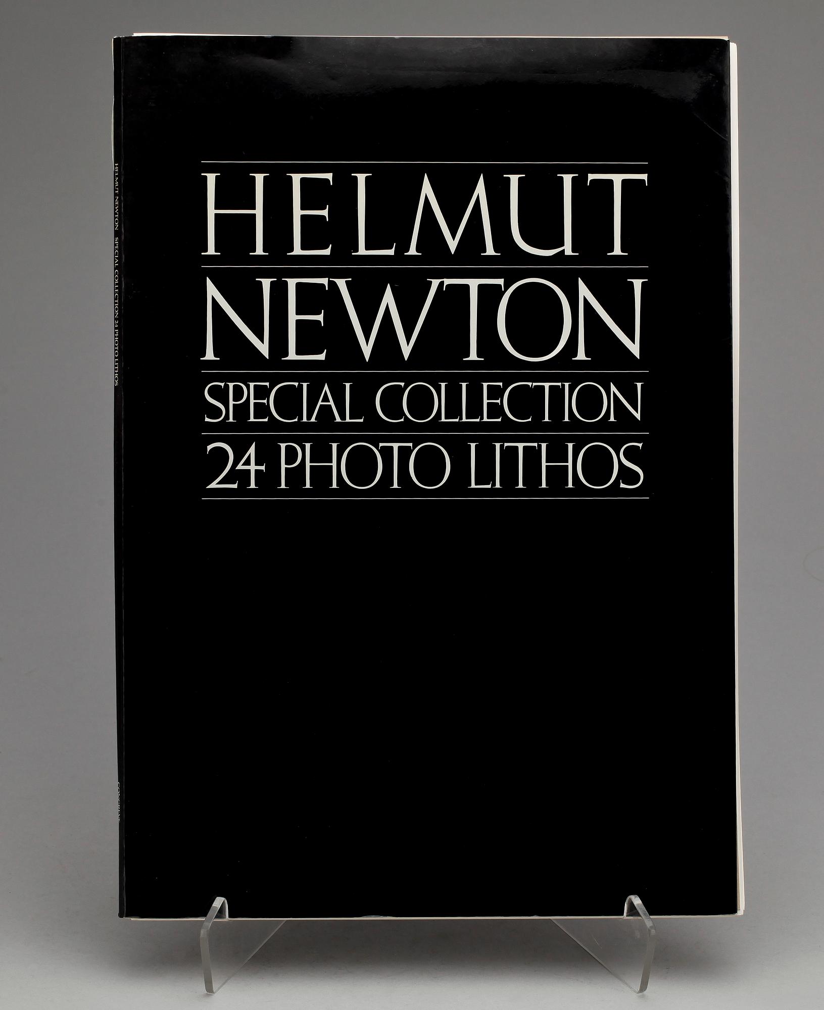 HELMUT NEWTON, mapp, "Special Collection", 1979, innehållandes 24 st offsetlitografier, First edition.