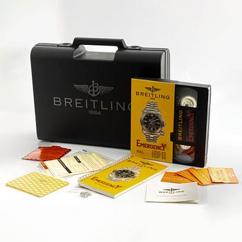 Breitling, Emergency, armbandsur, 43 mm.