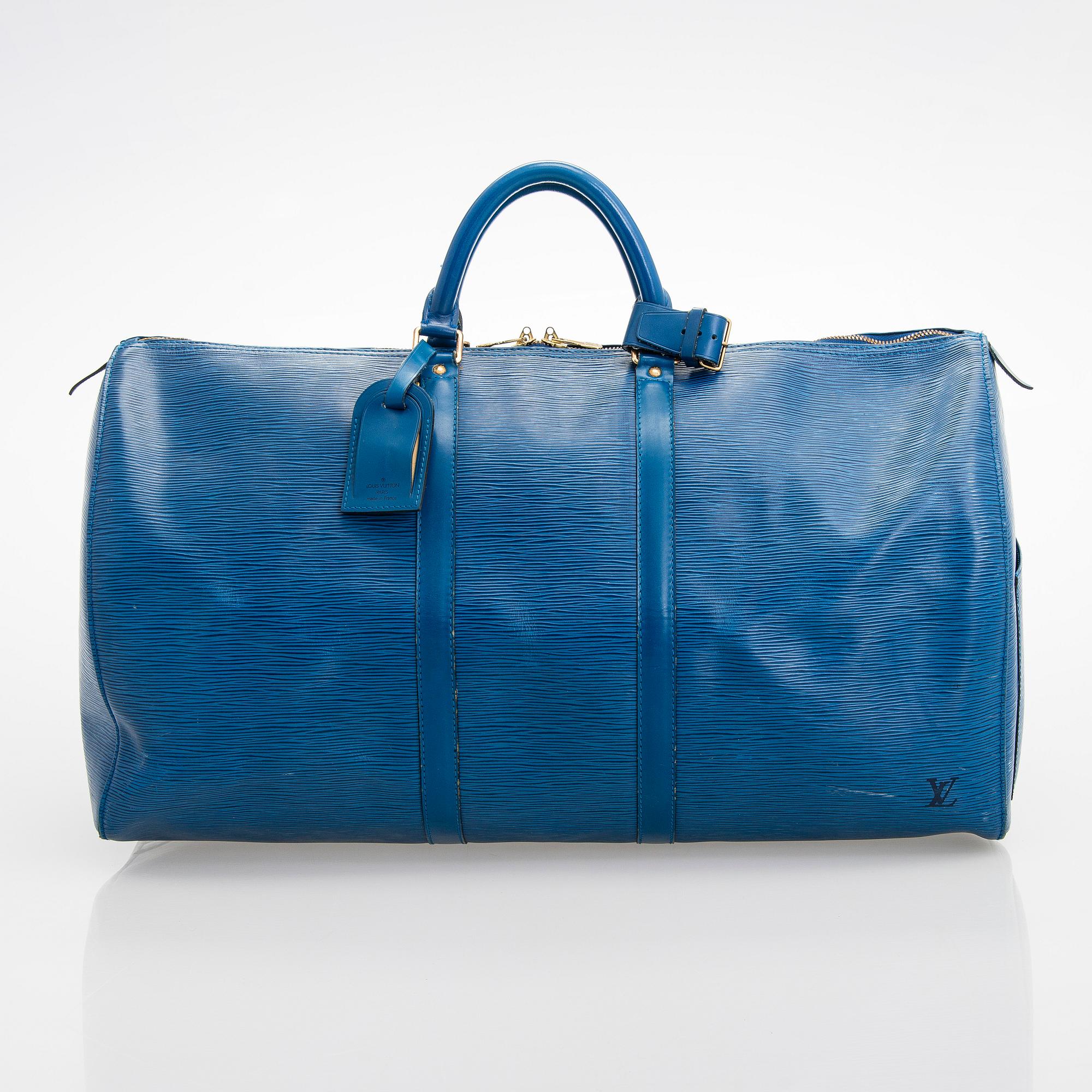 Louis Vuitton, A Epi Leather 'Keepall 55' Bag.