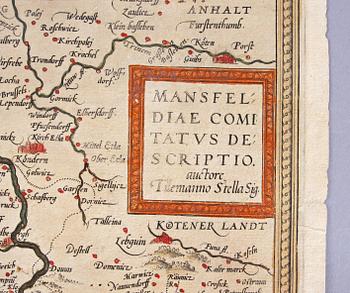 KARTA, Ortelius, 1574.