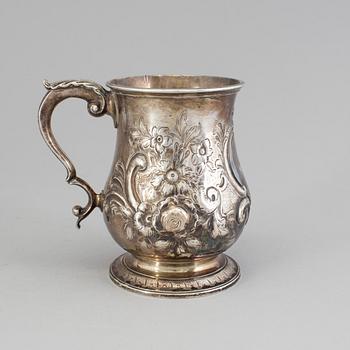 MUGG, silver, London 1855.