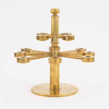 Hans-Agne Jakobsson, a brass candelabrum, model L 126, Markaryd.