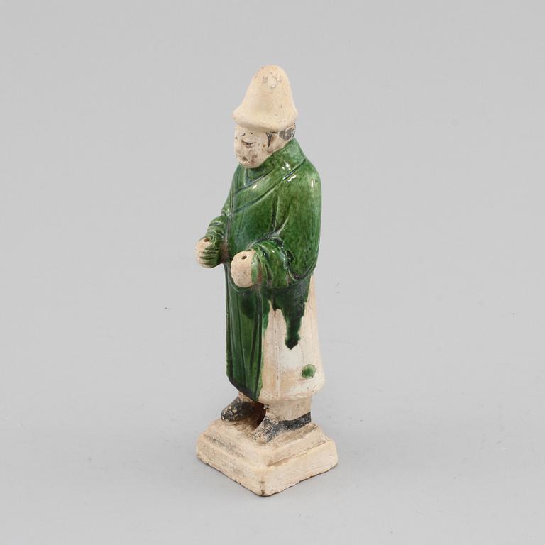 FIGURIN, lergods, troligen Ming dynastin (1368–1644).