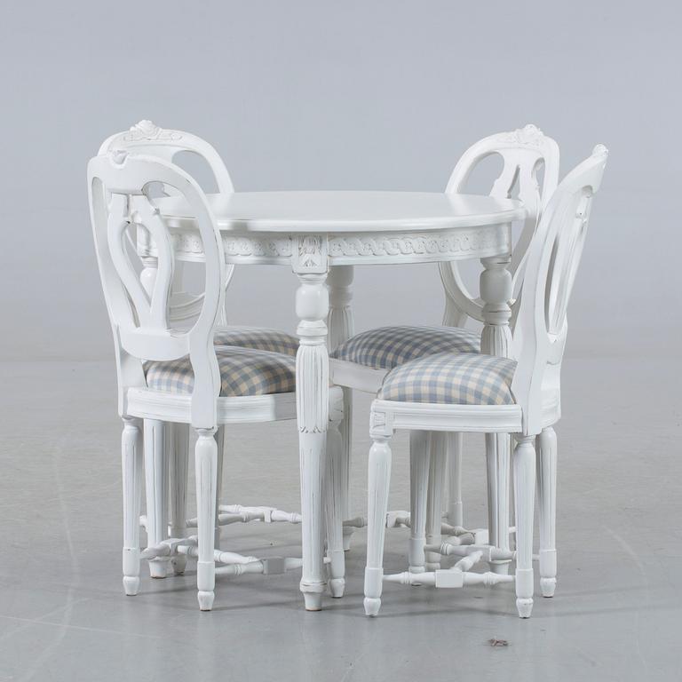 BARNMÖBLER, 5 delar, Gustaviansk stil, 1990-tal.