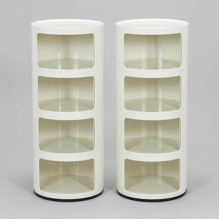 Anna Castelli Ferrieri, hurtsar, ett par, "Componibili 4", Kartell.