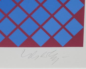 VICTOR VASARELY, färgserigrafi, signerad och numrerad 199/250.