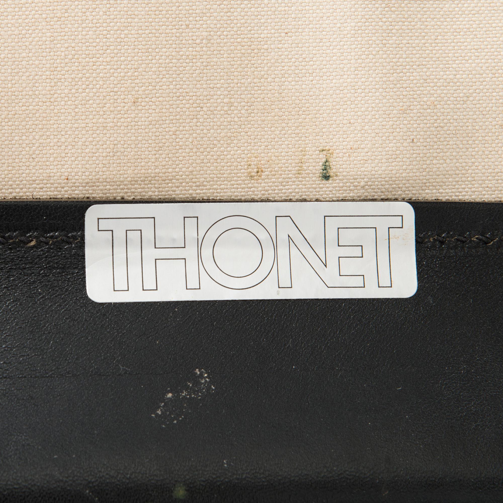 LUDWIG MIES VAN DER ROHE, a set of 1970-1980's 4+2, 'MR10' chairs for Thonet.