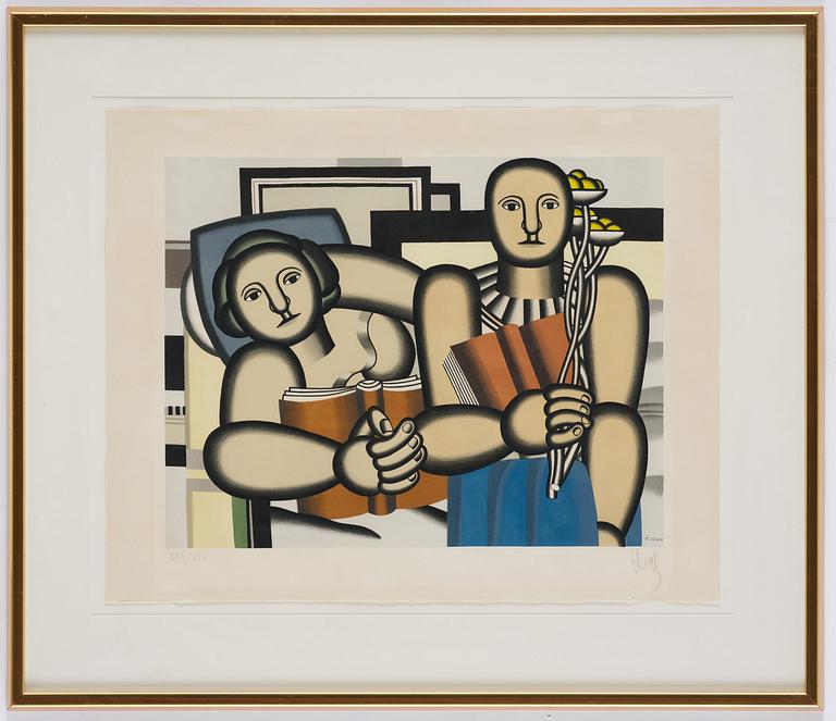 Fernand Léger, after, "La lecture".