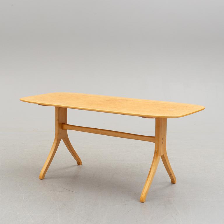 A birch coffee table "Stora Salen", by Carl Malmsten.