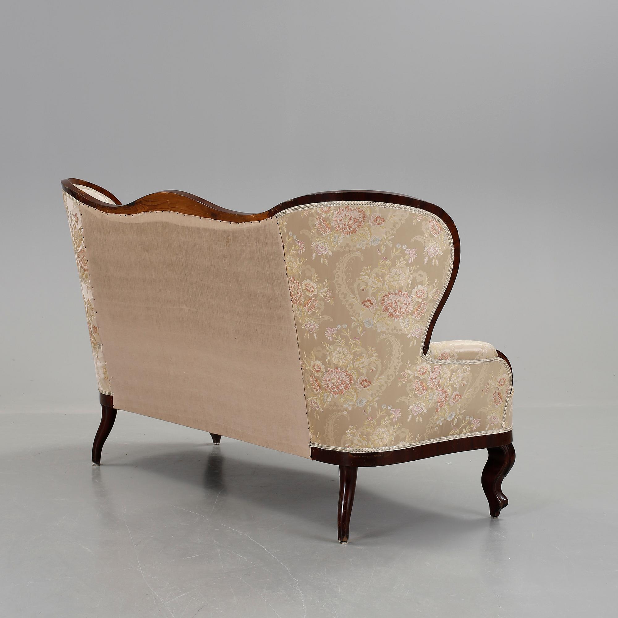 SOFFA, nyrokoko, 1800-talets andra hälft.