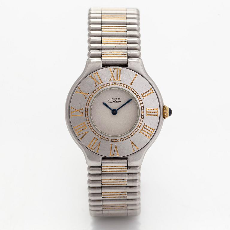 Cartier, Must 21, wristwatch, 31 mm.
