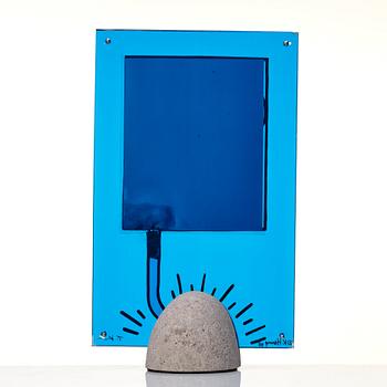Keith Haring, & Toshiyuki Kita, a pair of table lamps / sculptures, Kreon, Germany, 1988.