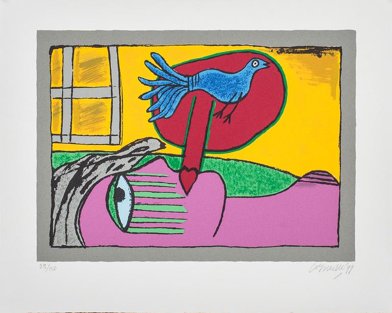 BEVERLOO CORNEILLE, färgserigrafi, signerad och numrerad 29/150, daterad '99.