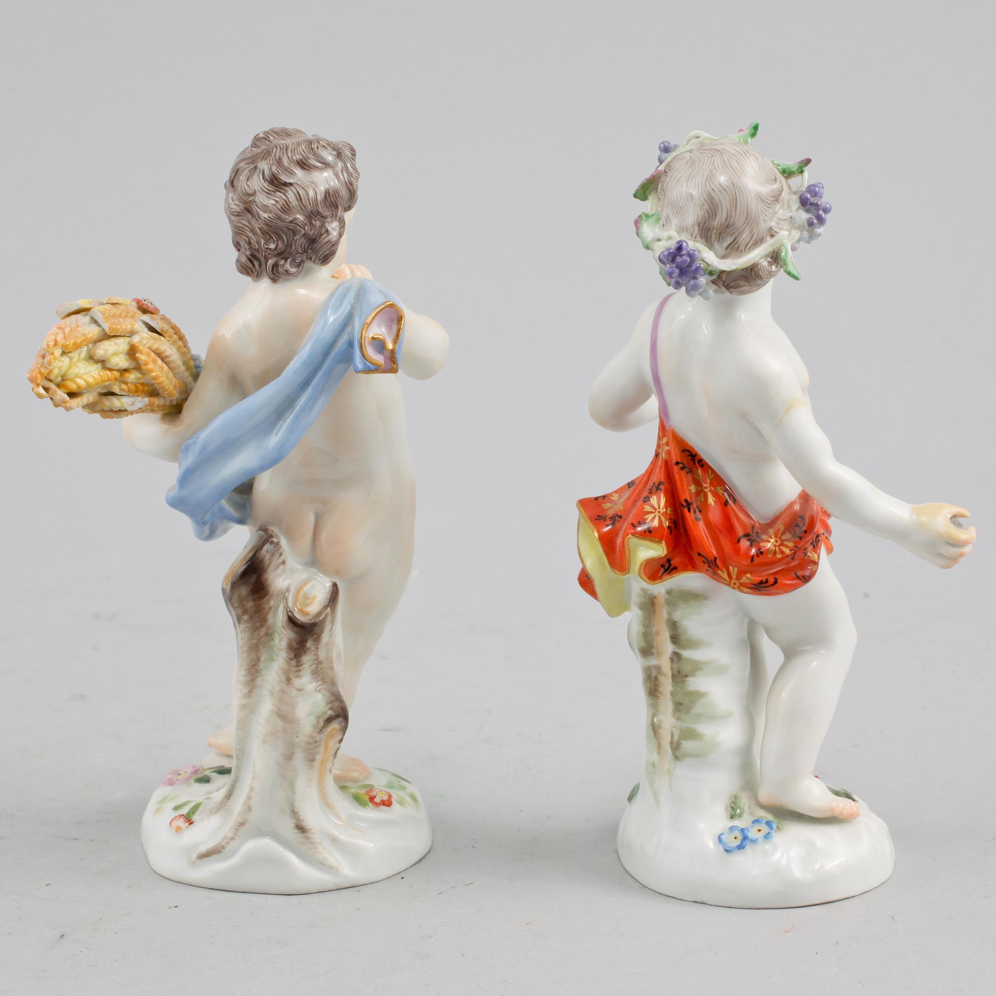 FIGURINER, ett par, 1800-talets andra hälft.