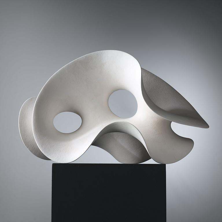 Eva Hild, an engobed stoneware sculpture "Loop 319", Sparsör Sweden 2005.