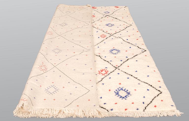 A Moroccan carpet, 288 x 175 cm.
