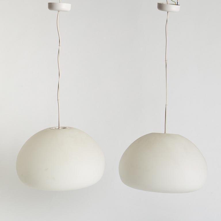 Claesson Koivisto Rune, a pair of 'Fluid' ceiling lamps, Muuto.