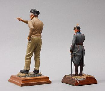 TENNFIGURER, 2 st, 1900-tal.