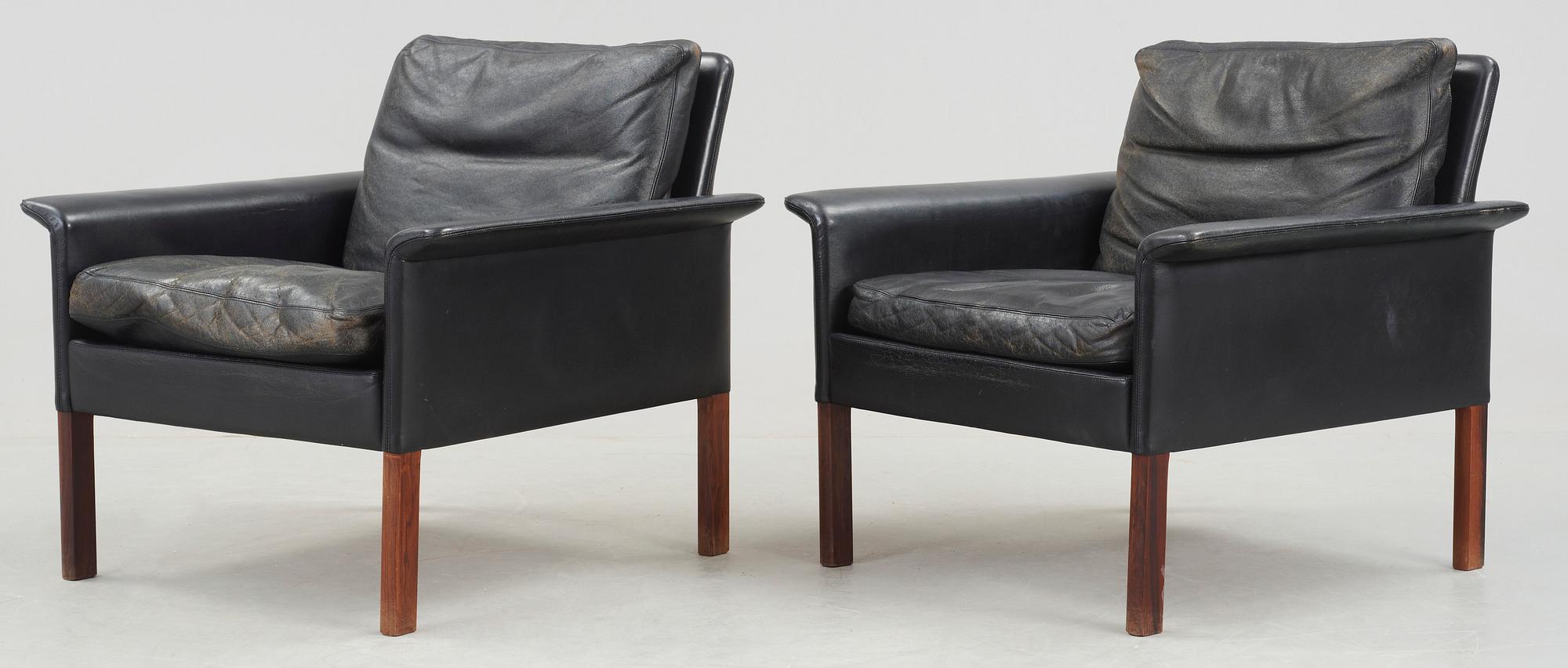 FÅTÖLJER, ett par, Hans Olsen, CS Möbler, 1960-tal.