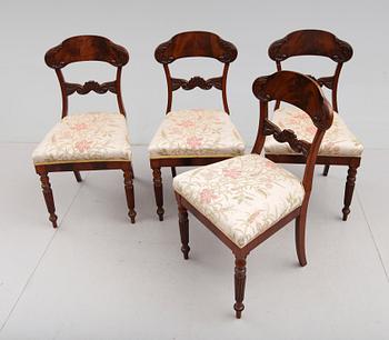 STOLAR, 4 st, senempire, 1800-talets mitt.