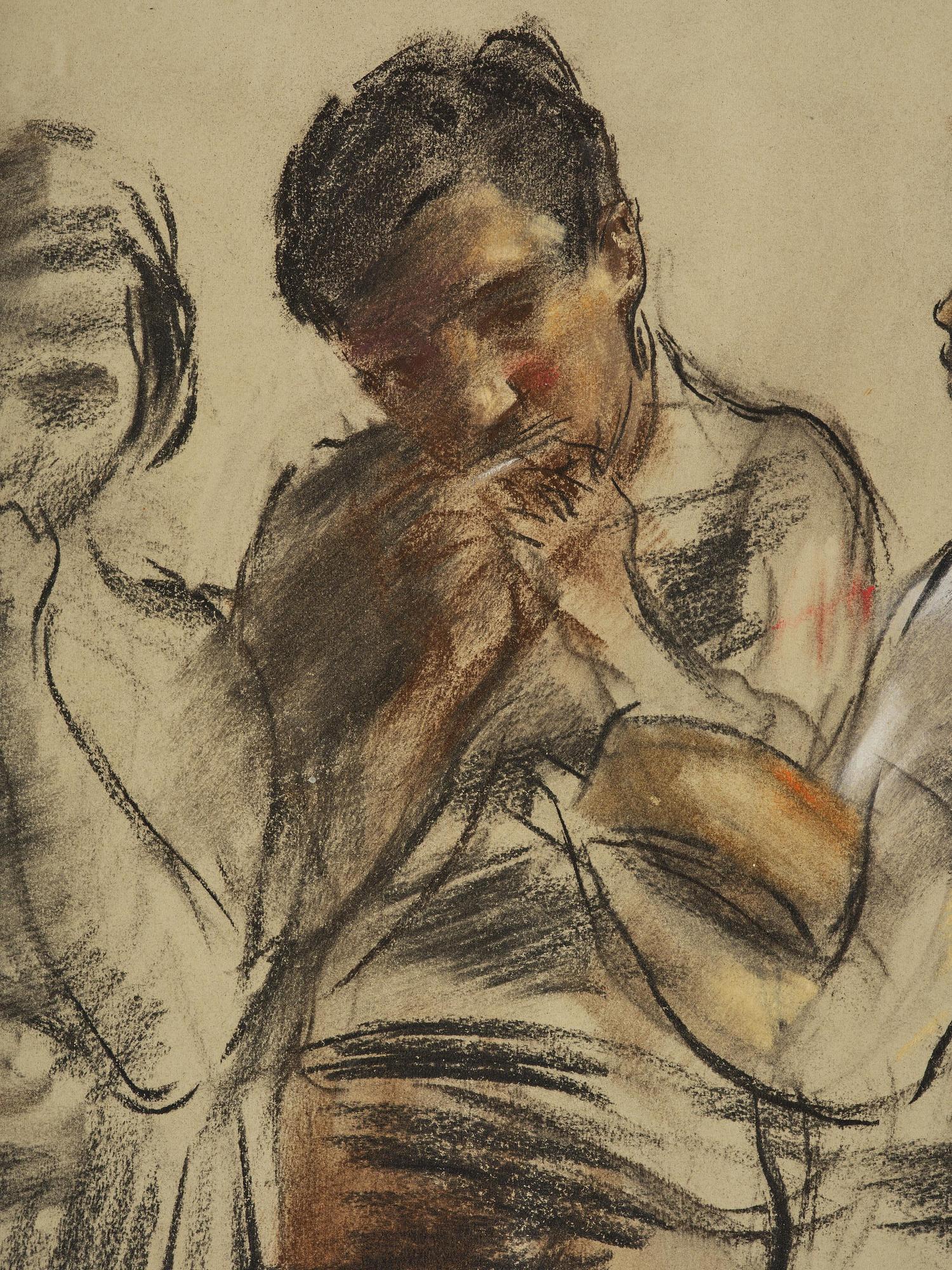 Lotte Laserstein, Children playing music.