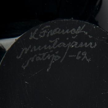 KAJ FRANCK, SKÅL, "Kanot 233" signerad Nuutajärvi, Notsjö, SKÅL, "Kastanj KF 211" signerad  Nuutajärvi, Notsjö -62.