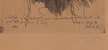 Anders Zorn, "Prince Paul Troubetzkoy II".