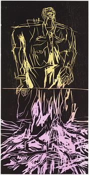 431. Georg Baselitz, "Geteilter Held (Remix)".