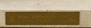 STERETT-GITTINGS KELSEY, skulptur, brons, Royal Copenhagen, sign o dat 76 samt numr 361/2500.
