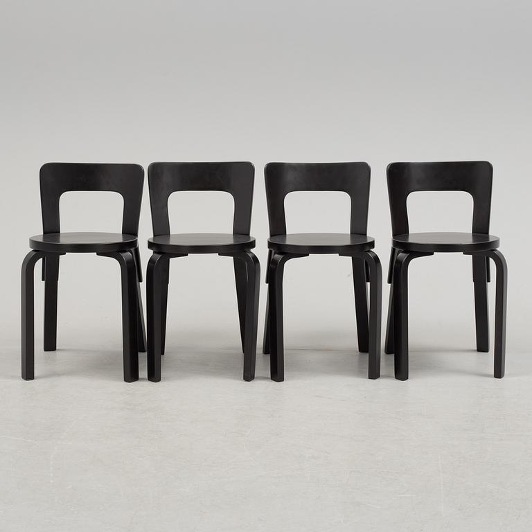 ALVAR AALTO, stolar 4 st och bord för barn.