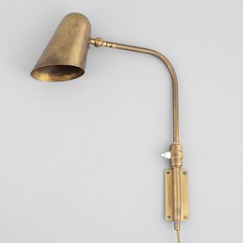 Bertil Brisborg, vägglampa, modell "31203", Nordiska Kompaniet, 1940-50-tal.