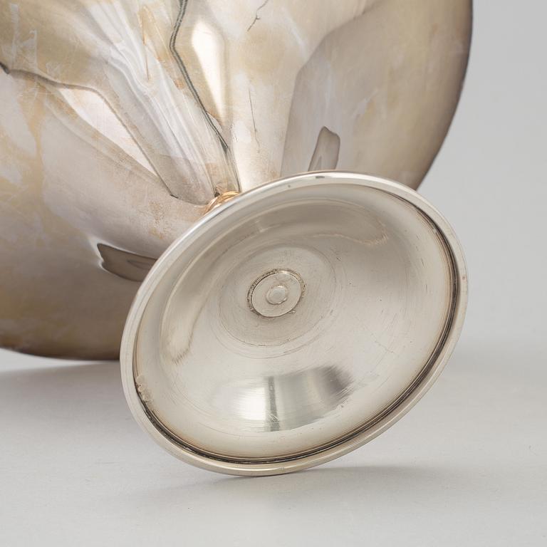 A silver bowl by GAB, Stockholm, 1931.