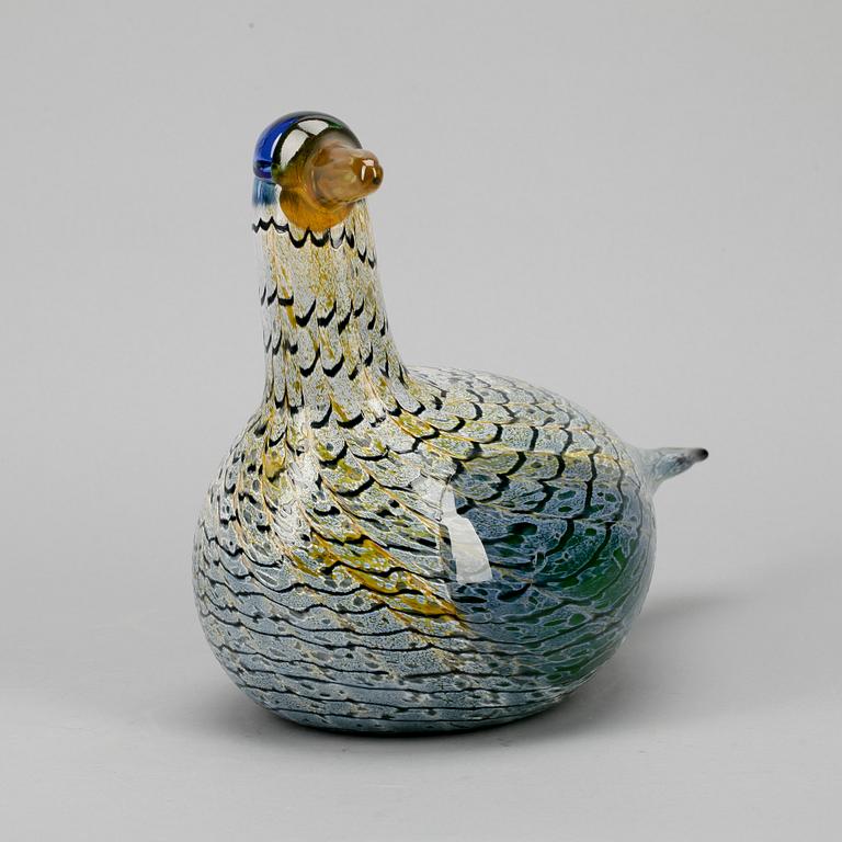 FIGUR, glas, Oiva Toikka, Nuutajärvi, märkt 704/2000, Iitala.