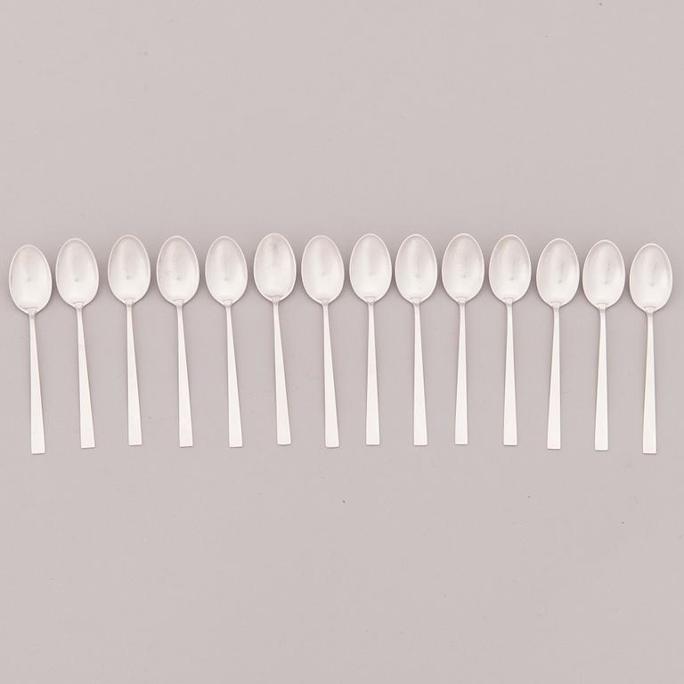 Bertel Gardberg, A 53 piece silver cutlery set 'Birgitt' for Suomen Kultasepät, Turku 1956-1968.