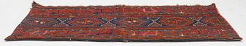A mafrash, c. 120 x 61 cm.