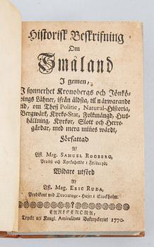 With a chapter by Linnaeus, 1770.