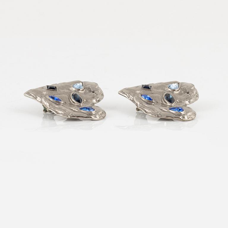 Yves Saint Laurent, earrings, two pairs, vintage.