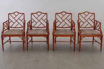 Six Miranda of Sweden armchairs.