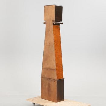 GOLVUR, med två lod samt pendel, T Kluge, Stockholm, 1930-tal.