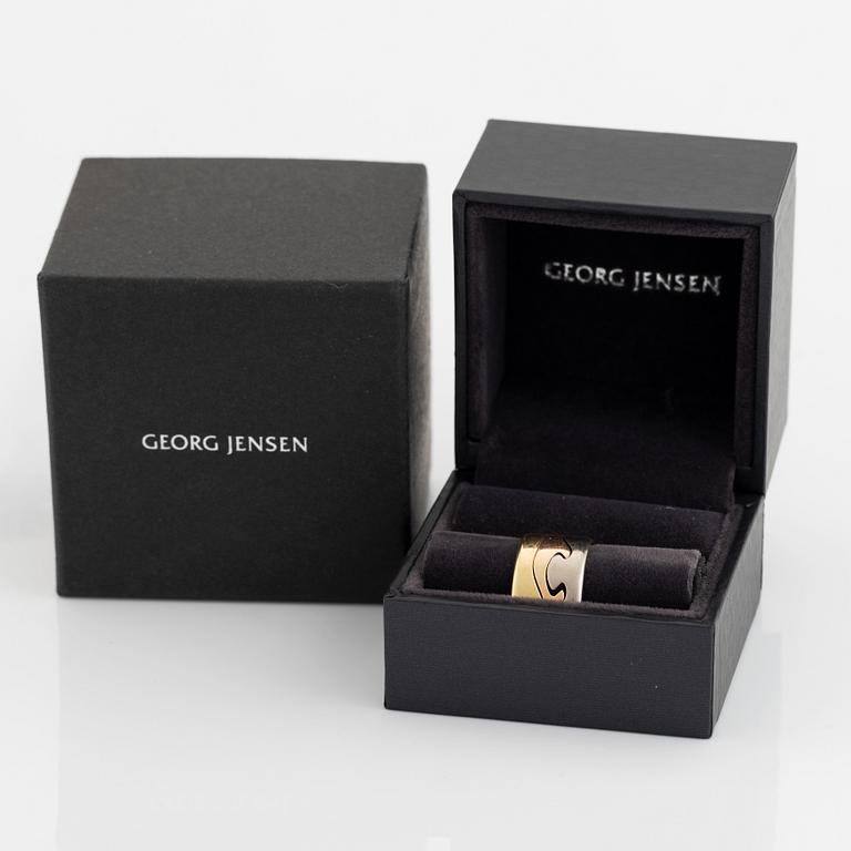 Georg Jensen, "Fusion". Rings 3 pieces, 18K gold, Nina Koppel.
