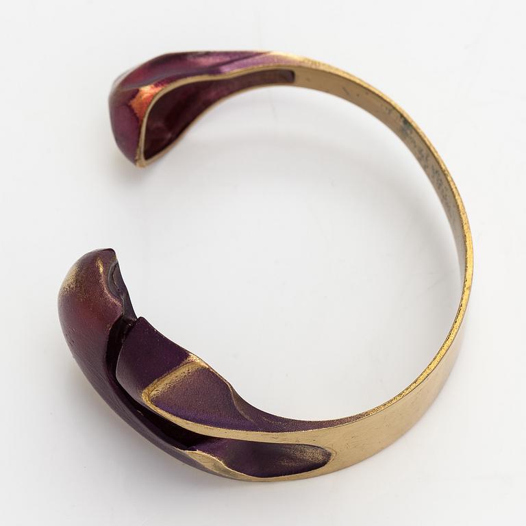 Björn Weckström, A fire bronze braclet "Krupp". Lapponia.
