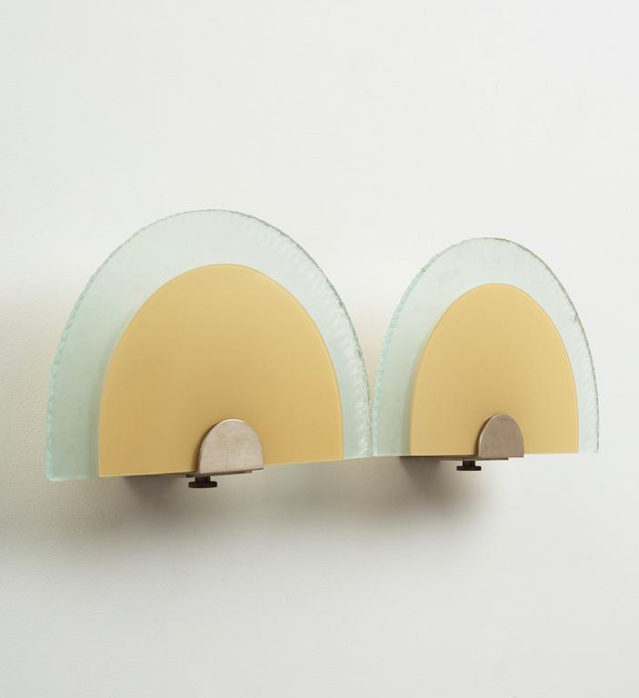 Erik Tidstrand, a pair of wall lamps, model "20720", Nordiska Kompaniet 1930s.