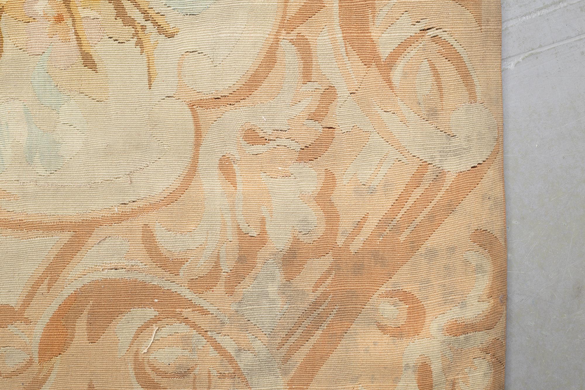 A carpet, tapestry weave, ca 625 x 431,5 cm, Aubusson the middle of the 19th century - around 1900, France.