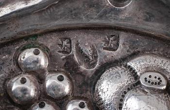 SKÅL, silver, otydliga stämplar, sannolikt 1800-tal. Vikt ca 87 g.